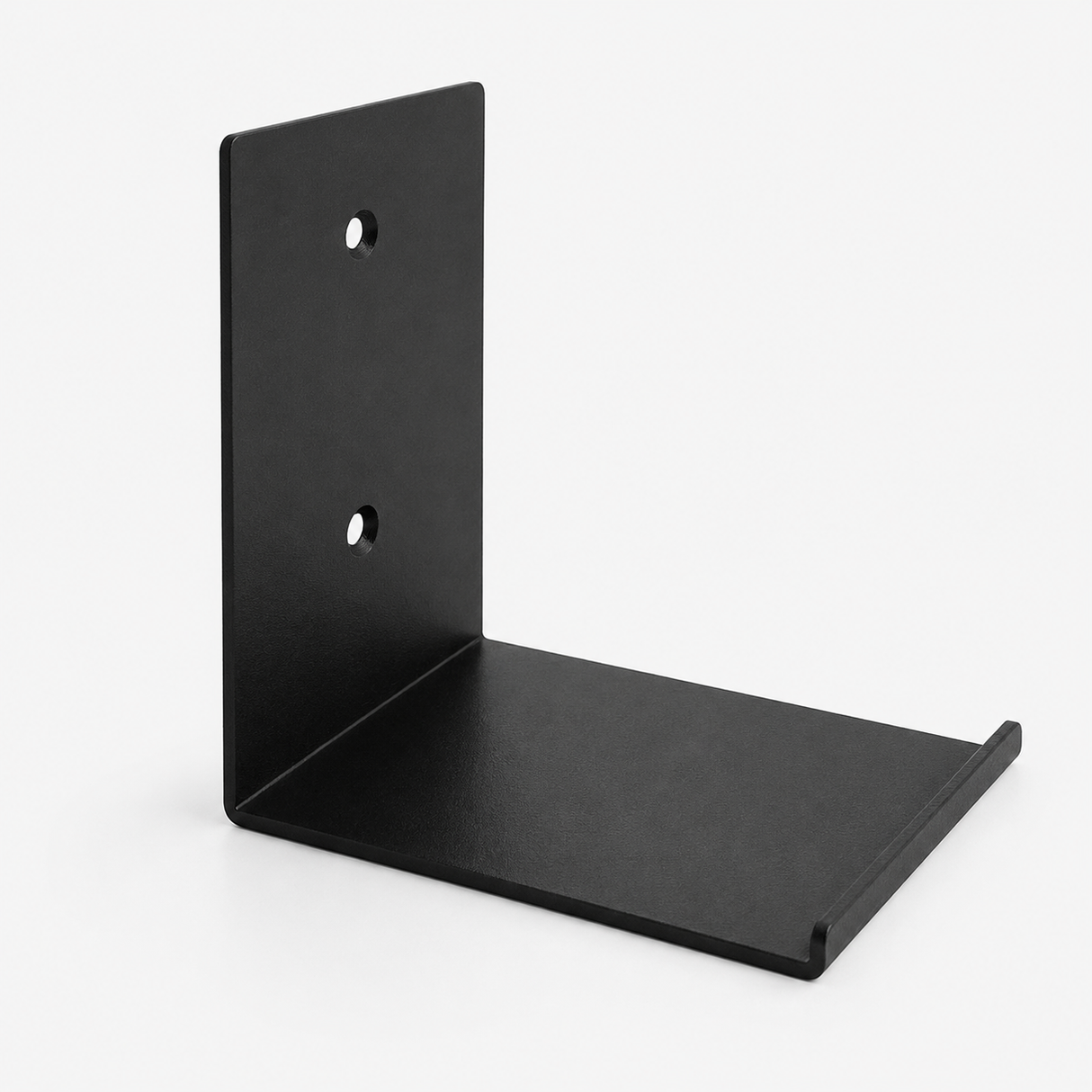 Monster Armor floating shelf holding Funko Pops collectibles, made of sturdy material with a sleek, modern design.